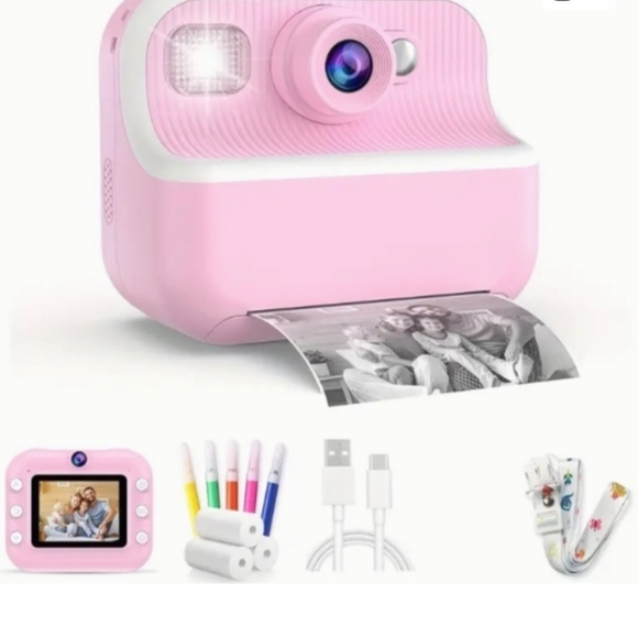 Mafiti Pink Children's Print Camera - Picture 2 of 2